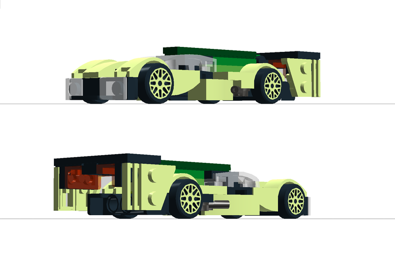 Illustration for article titled Built in LEGO: my own personal ultimate hybrid racer